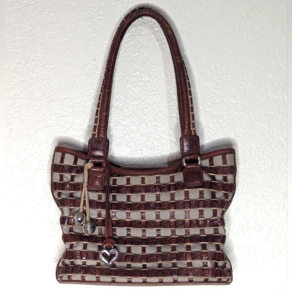 Brighton woven shoulder bag
